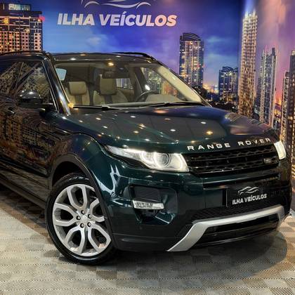 LAND ROVER RANGE ROVER EVOQUE 2.0 DYNAMIC 4WD 16V GASOLINA 4P AUTOMÁTICO LAND ROVER RANGE ROVER EVOQUE 2.0 DYNAMIC 4WD 16V GASOLINA 4P AUTOMÁTICO